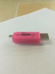 OTG USB Flash Driver + Картридер micro SD + HUB ( USB in- USB out)