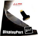 Адаптер Displayport - DVI, L-Pro 1458